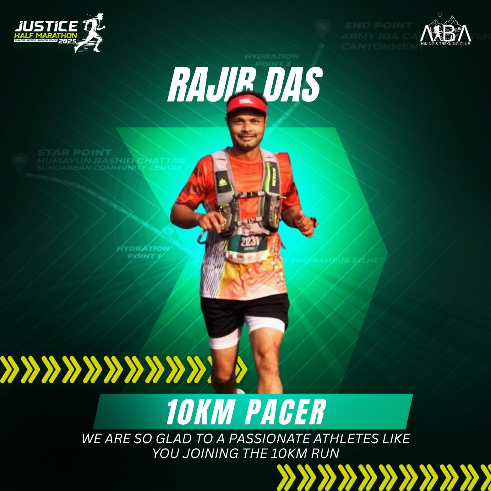 10 KM Pacer - Rajib Das